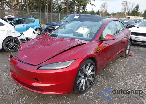 2024 Tesla Model 3 Long Range Dual Motor All-Wheel Drive/Rear-Wheel Drive from USA, damaged, VIN 5YJ3E1EA9RF801868